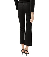 Silver Jeans Co. Suki Mid Rise Frayed Hem Kick Flare Jeans