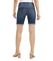 Silver Jeans Co. Suki Mid Rise Luxe Stretch Bermuda Shorts