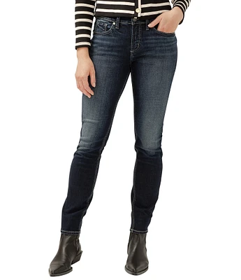 Silver Jeans Co. Suki Mid Rise Luxe Stretch Skinny Jeans