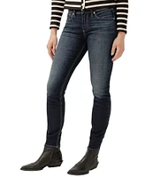 Silver Jeans Co. Suki Mid Rise Luxe Stretch Skinny Jeans