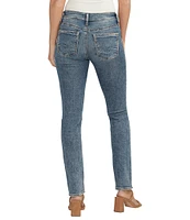 Silver Jeans Co. Suki Mid Rise Power Stretch Straight Leg Jeans