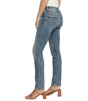 Silver Jeans Co. Suki Mid Rise Power Stretch Straight Leg Jeans