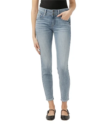 Silver Jeans Co. Suki Mid Rise 2-Button Skinny Jeans