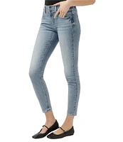 Silver Jeans Co. Suki Mid Rise 2-Button Skinny Jeans