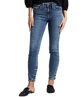 Silver Jeans Co. Suki Mid Rise Cropped Skinny Jeans