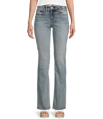 Silver Jeans Co. Suki Mid Rise Power Stretch Slim Bootcut Jeans