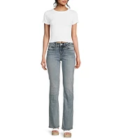 Silver Jeans Co. Suki Mid Rise Power Stretch Slim Bootcut Jeans