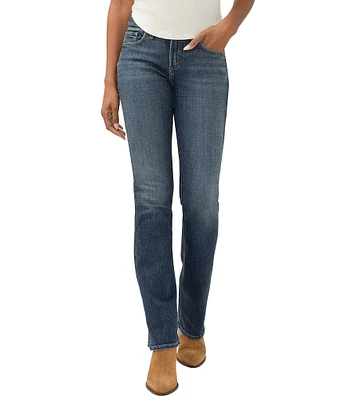 Silver Jeans Co. Suki Mid Rise Slim Fit Bootcut Curvy Jeans