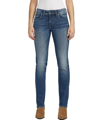 Silver Jeans Co. Suki Mid Rise Straight Leg Jeans