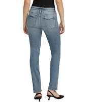 Silver Jeans Co. Suki Mid Rise Straight Jeans