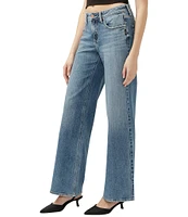 Silver Jeans Co. Suki Mid Rise Wide Leg Jeans