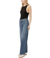 Silver Jeans Co. Suki Mid Rise Wide Leg Jeans