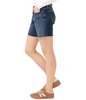Silver Jeans Co. Suki Mid Thigh Curvy Fit Denim Shorts