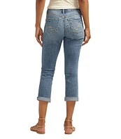 Silver Jeans Co. Suki Power Stretch Distressed Capri Jeans