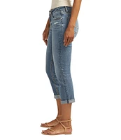 Silver Jeans Co. Suki Power Stretch Distressed Capri Jeans