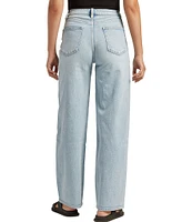 Silver Jeans Co. V-Front Mid Rise Wide Leg Jeans