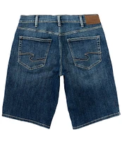 Silver Jeans Co. Zac 12#double; Relaxed Fit Mid Rise Denim Shorts