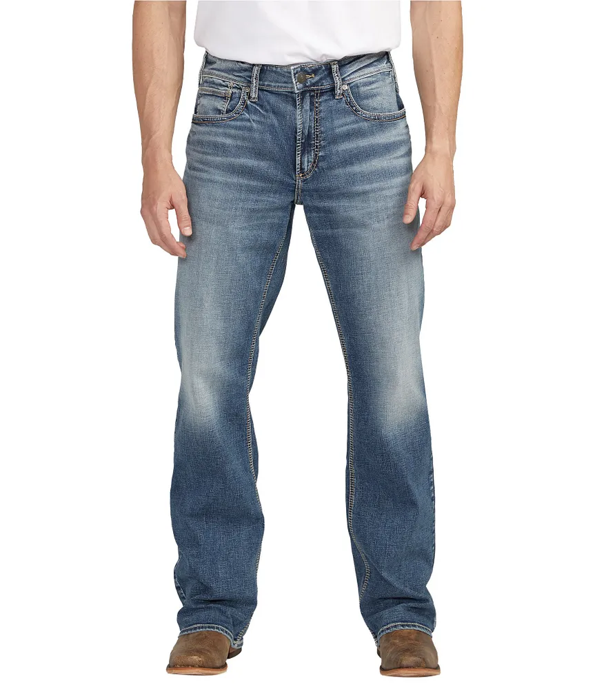 Silver Jeans Co. Zac Max Flex Straight Denim Leg Jeans