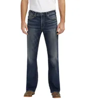 Silver Jeans Co. Zac Relaxed Fit Straight Leg Dark Wash Jeans