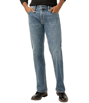 Silver Jeans Co. Zac Relaxed Fit Straight Leg Max Flex Jeans