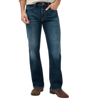 Silver Jeans Co. Zac Relaxed Fit Straight Leg Mid Flex Jeans