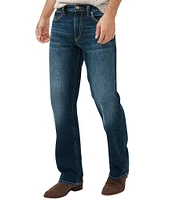 Silver Jeans Co. Zac Relaxed Fit Straight Leg Mid Flex Jeans