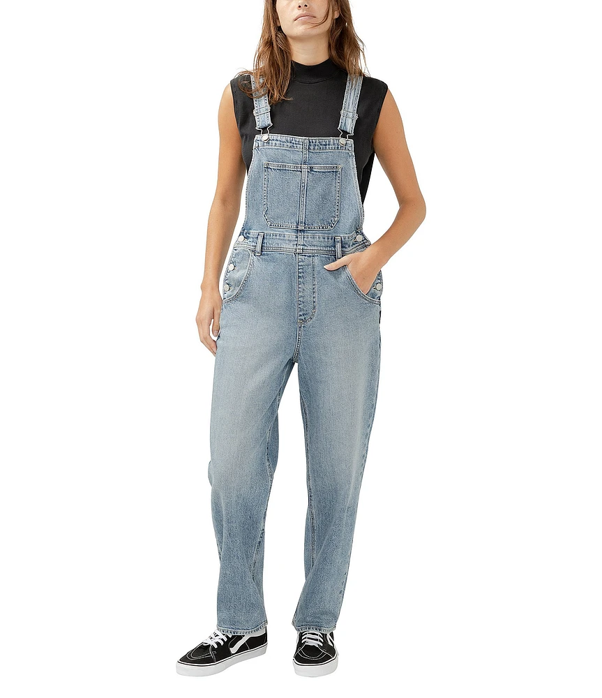Silver Jeans Co.Relaxed Fit Denim Overalls