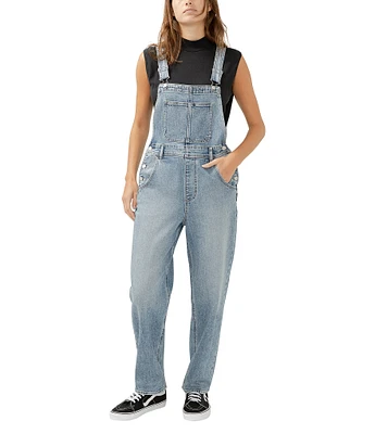 Silver Jeans Co.Relaxed Fit Denim Overalls