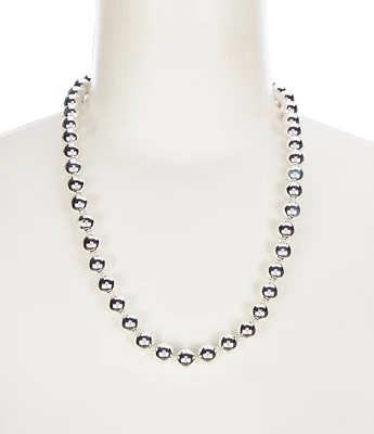 Simon Sebbag Hematite Sterling Silver Collar Necklace