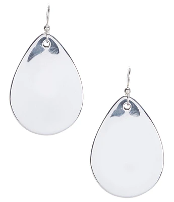 Simon Sebbag Sterling Silver Smooth Tear Drop Earrings