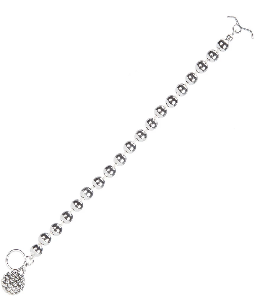 Simon Sebbag Sterling Silver Charm Line Bracelet