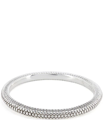 Simon Sebbag Sterling Silver Thin Prosecco Bangle Bracelet