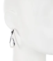 Simon Sebbag Sterling Silver Twisted Hoop Earrings