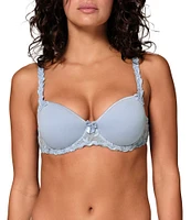 Simone Perele Andora 3D Molded Lace Embroidered Demi Underwire Bra