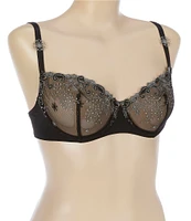 Simone Perele Delice Demi Cup Embroidered Adjustable Bra