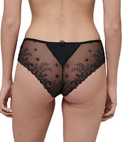 Simone Perele Delice Floral Embroidered Lurex Bikini Panty