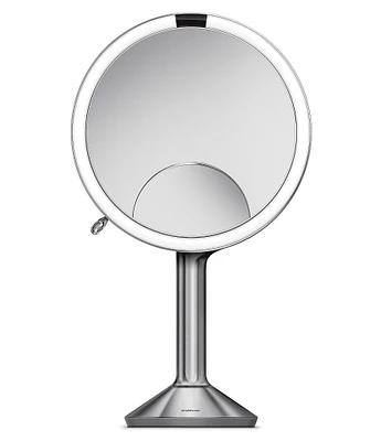 simplehuman 8#double; Stainless Steel Sensor Lighted Mirror Trio