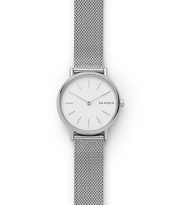 Skagen Women's Signature Slim Steel-Mesh Quartz Analog Watch