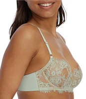 Skarlett Blue Entice Eyelash Lace Unlined Balconette Bra