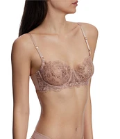 Skarlett Blue Entice Eyelash Lace Unlined Balconette Bra