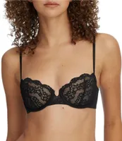 Skarlett Blue Impress: Floral Lace Unlined Balconette Underwire Bra