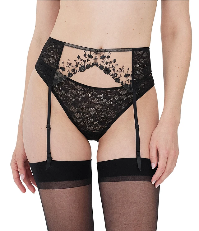 blue garter belt LASCANA Garter Belt in Marine Blue main image 1
