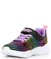 Skechers Girls' S Lights Wavy Beams Sneakers (Youth)