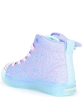 Skechers Girls' Twi-Lites 2.0 Twinkle Wishes Hi-Top Lighted Sneakers (Toddler)