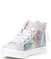 Skechers Girls' Twi-Lites Charm Glitz Lighted High Top Sneakers (Youth)