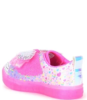 Skechers Girls' Twinkle Toes® Rhinestone Shuffle Brights Lighted Sneakers (Infant)