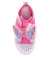 Skechers Girls' Twinkle Toes® Rhinestone Shuffle Brights Lighted Sneakers (Infant)