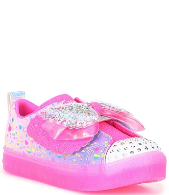 Skechers Girls' Twinkle Toes® Rhinestone Shuffle Brights Lighted Sneakers (Youth)