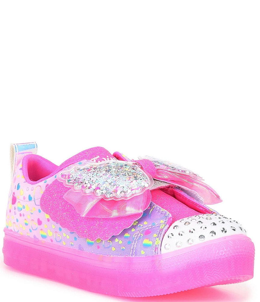 Skechers Girls' Twinkle Toes Shuffle Brights Lighted Sneakers (Toddler)