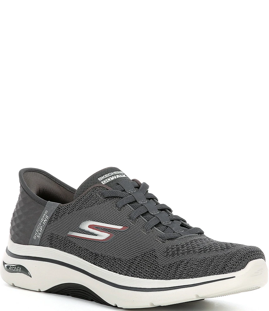 Skechers Men's GO WALK Slip Ins: Arch Fit 2.0 Grand Select 2 Machine Washable Sneakers